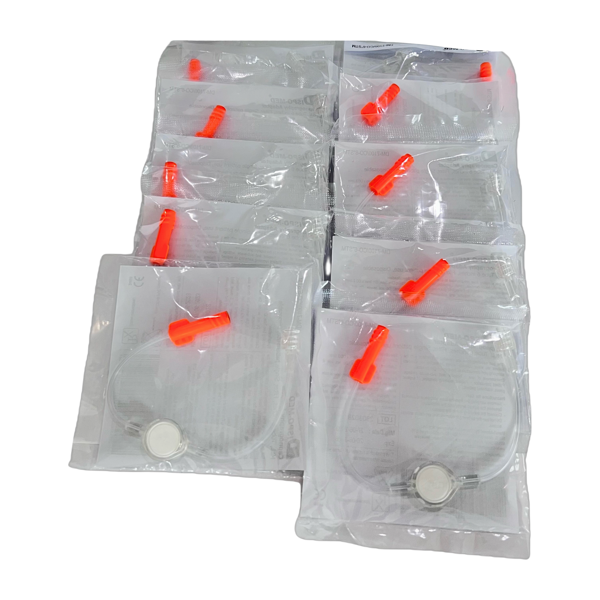 Oridion Microstream Compatible CO₂ EtCO₂ Filter Adapter to Male Luer Lock, Pack of 10