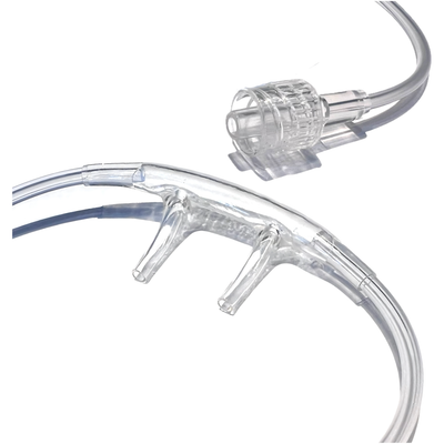Nasal CO₂ Cannula with Male Luer Lock Connection, Adult 7' -  Pack of 10