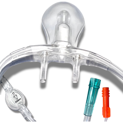 Nasal/Oral Dual CO₂ Cannula with O₂ Delivery for Oridion Microstream with Micron Filter, Adult - Pack of 10