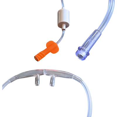 Nasal CO₂ + O₂ Cannula for Oridion Microstream with Filter, Adult -  Pack of 10