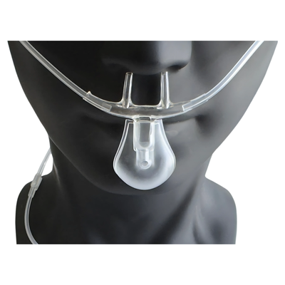 Nasal/Oral Dual CO₂ Cannula with O₂ Delivery with Male Luer Lock Connection, Adult 7' - Pack of 10