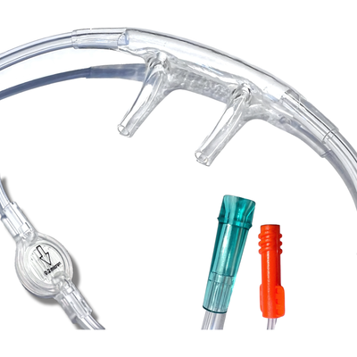 Nasal CO₂ Cannula with O₂ Delivery for Oridion Microstream with Micron Filter, Adult - Pack of 10