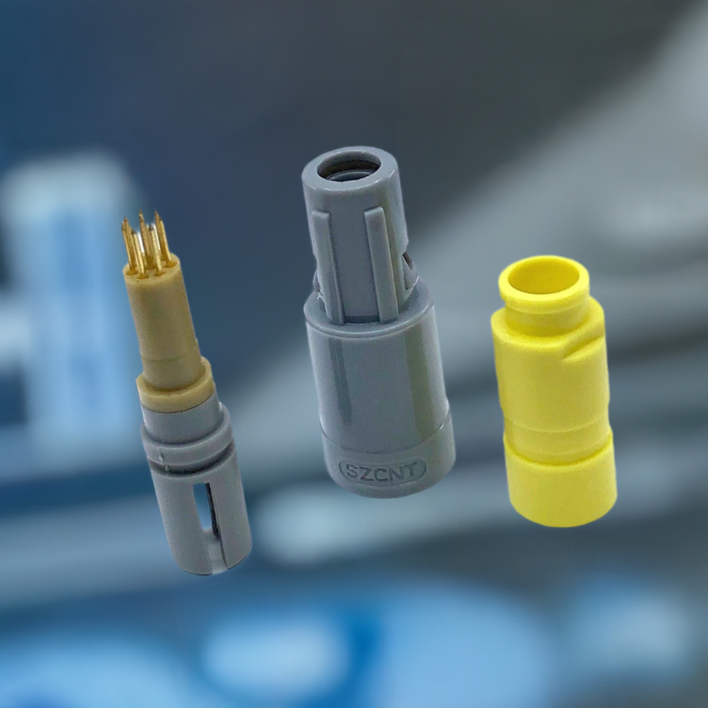 Lemo Plug Cap LEMO Connector Replacement Assembly – Capnography Supply